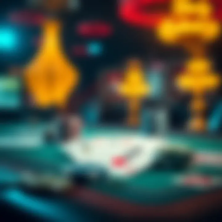 An illustration highlighting strategic tips for maximizing wins in blackjack.