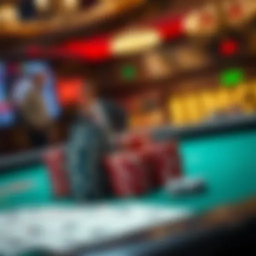 A historical representation of classic casino games