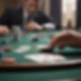 Strategic gameplay at a blackjack table