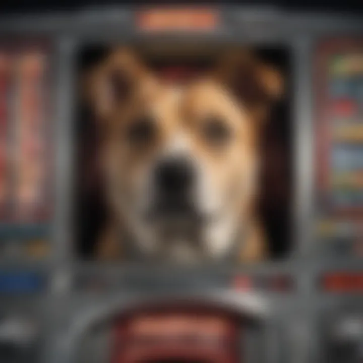 Overview of the Diamond Dog slot machine interface