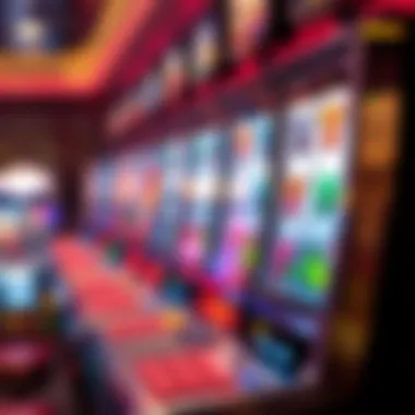 Modern digital slot machine with advanced technology and visuals