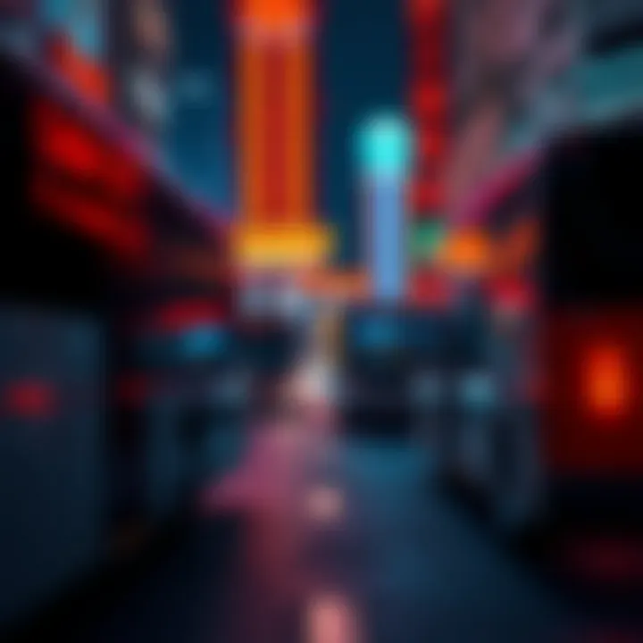 Casino bus arriving at Atlantic City