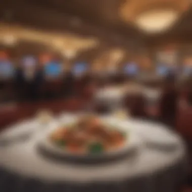 Delicious dining options available at a casino restaurant