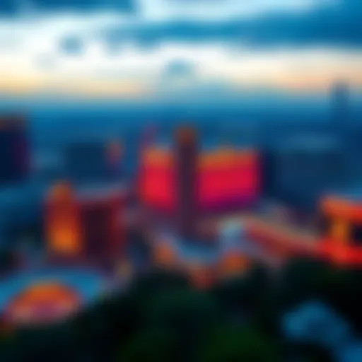 Panoramic view of Empire City Casino