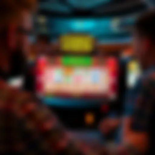 Intriguing video poker screen showcasing gameplay