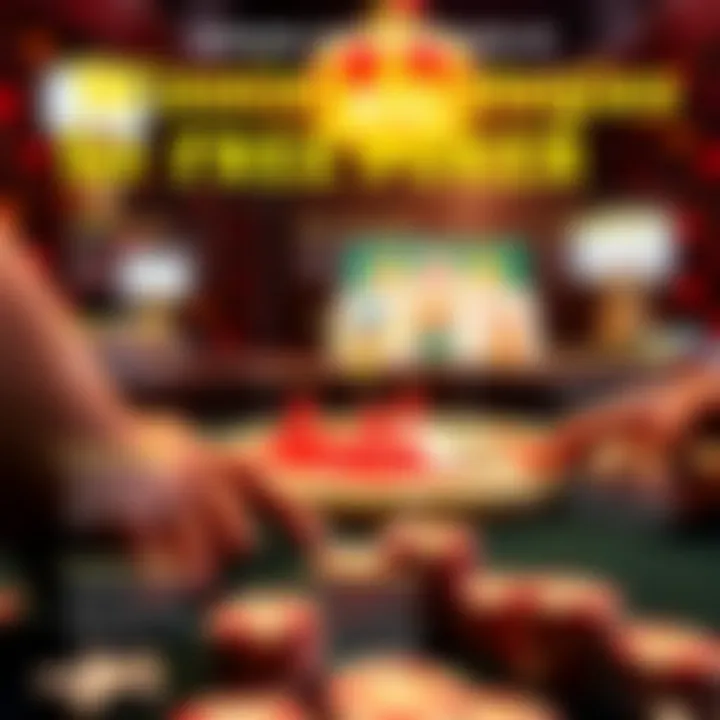 An infographic illustrating strategies for winning at free poker games