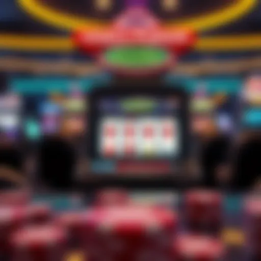 Overview of video poker game interface