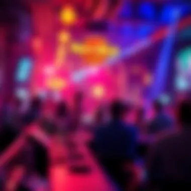 A vibrant nightlife scene featuring live entertainment at the hotel