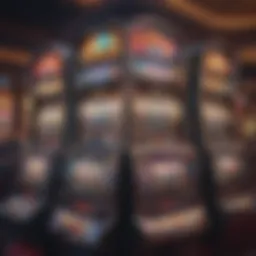 Innovative design of a modern slot machine showcasing vibrant graphics