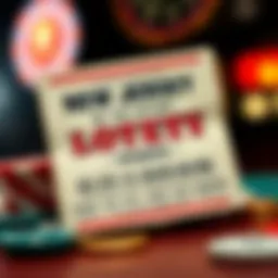 A vintage lottery ticket showcasing New Jersey's rich gaming history