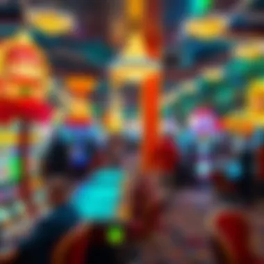Vibrant Las Vegas casino floor filled with excitement