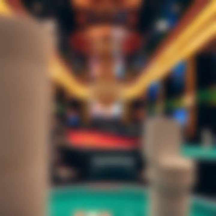 Luxurious interior of Seven Heart Casino