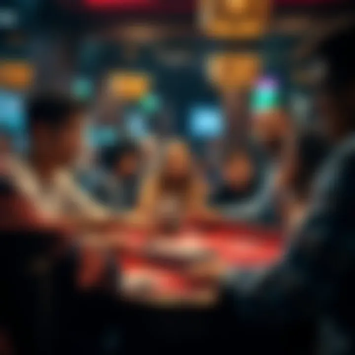 A diverse group of friends enjoying a lively game of Spades, showcasing the social aspect of the game.