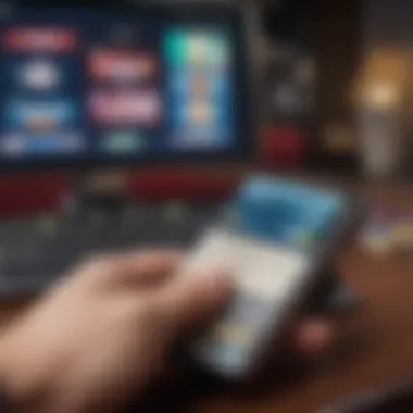 Digital Wallet Security in Gambling A digital wallet illustrating seamless transactions and enhanced security features.