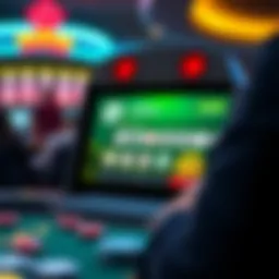 Overview of Michigan Lottery online game card interface