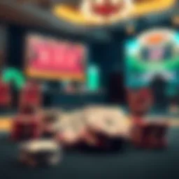 An eye-catching graphic depicting cash-out game mechanics