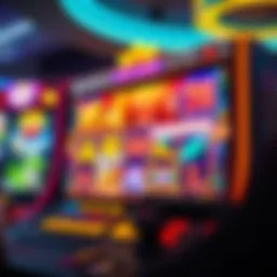 Vibrant slot game interface displaying captivating graphics