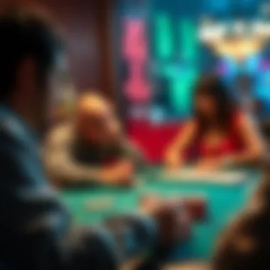 Social interactions in Zynga Texas Hold'em