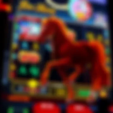An overview of the Fire Horse gameplay interface highlighting the paylines and bonuses.