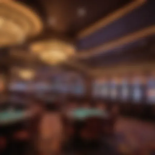 Overview of Harrah's Casino interior showcasing vibrant gaming atmosphere