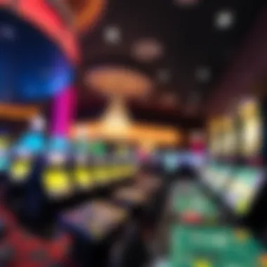 Exciting gaming floor at Horse Shoe Casino