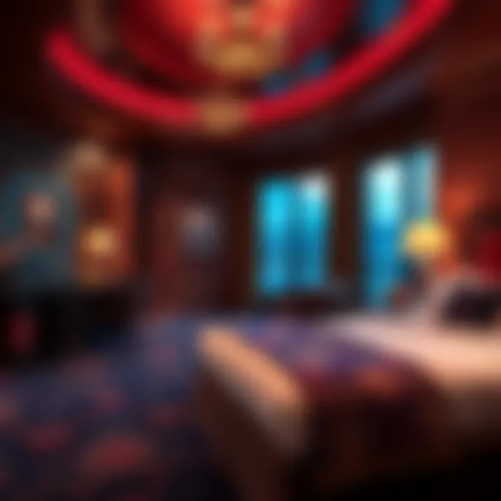 Luxurious room at Horse Shoe Casino Hotel