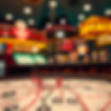 Lottery Retail Locations Map A map highlighting different lottery retail locations across a city