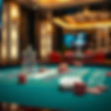 The Allure of Baccarat: A Luxurious Gaming Experience Elegant baccarat table setup with cards and chips