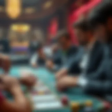 Mastering Strategy: Elevating Your Baccarat Game Strategic gameplay of baccarat with focused players