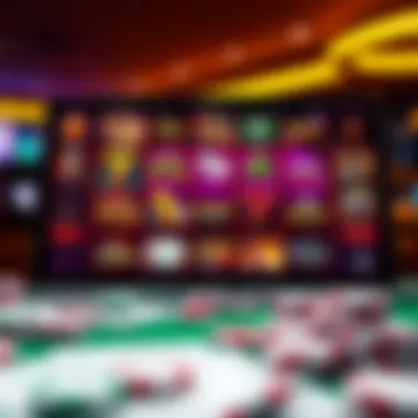 Exploring the Slot Madness Interface Vibrant online casino interface showcasing various slot games