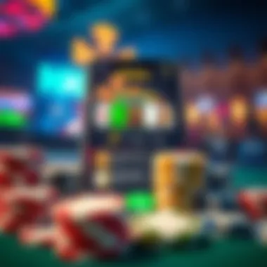 User Interface of a Sweepstakes Casino App Visual representation of sweepstakes casino app interface