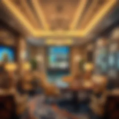 Luxurious suite interior showcasing modern decor and spacious layout