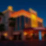 Exterior view of The Cromwell Casino showcasing its distinctive architecture