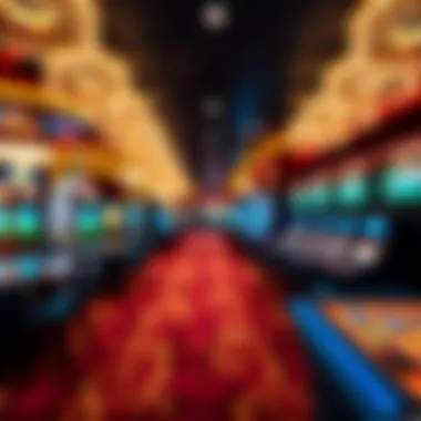 Gleaming gaming floor featuring diverse gaming options