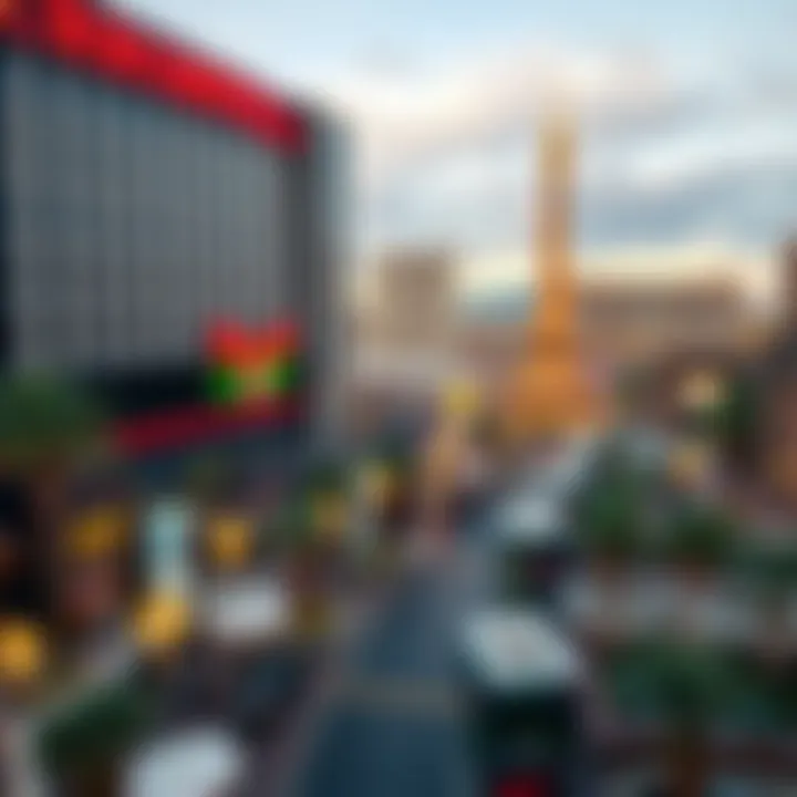 Panoramic view of nearby attractions surrounding The Cromwell