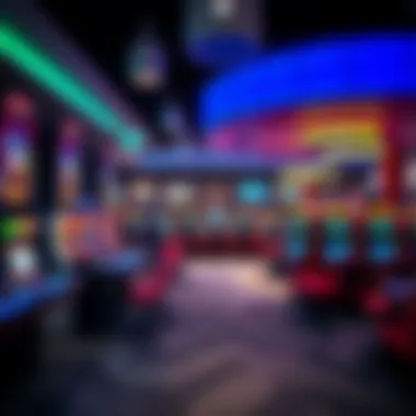 A modern gaming establishment showcasing diverse gaming options