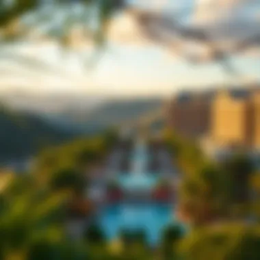 Harmony with Nature: Resort Casino Landscapes Stunning landscape around a resort casino highlighting environmental integration