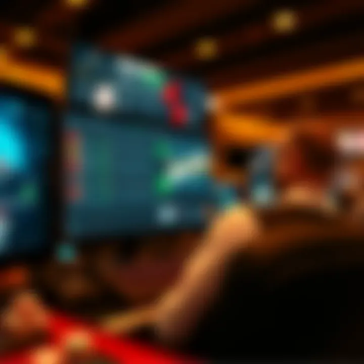 User experience interface of a popular US sportsbook