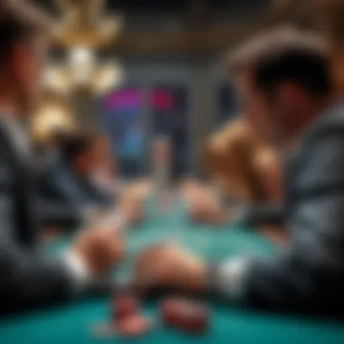 An engaging graphic depicting user feedback and interaction with a blackjack app.