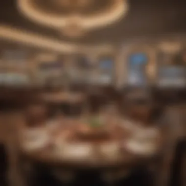 Dining area showcasing delicious culinary options